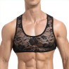 NoGenderWear Crop court Dentelle Noir